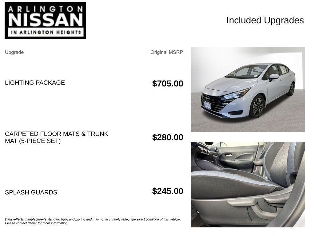 new 2025 Nissan Versa car, priced at $18,985