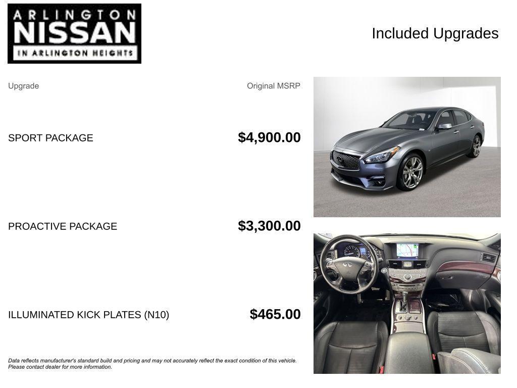 used 2019 INFINITI Q70 car, priced at $20,500