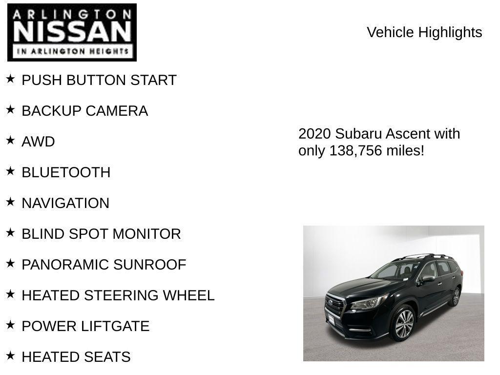 used 2020 Subaru Ascent car, priced at $14,850