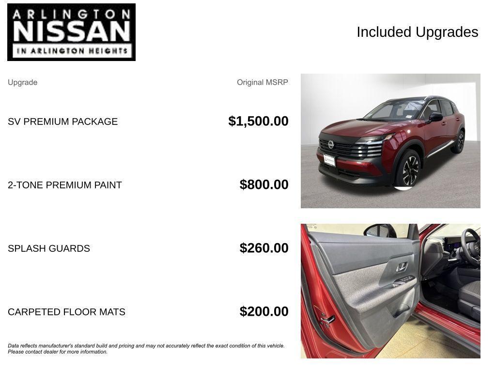 new 2025 Nissan Kicks car, priced at $23,379