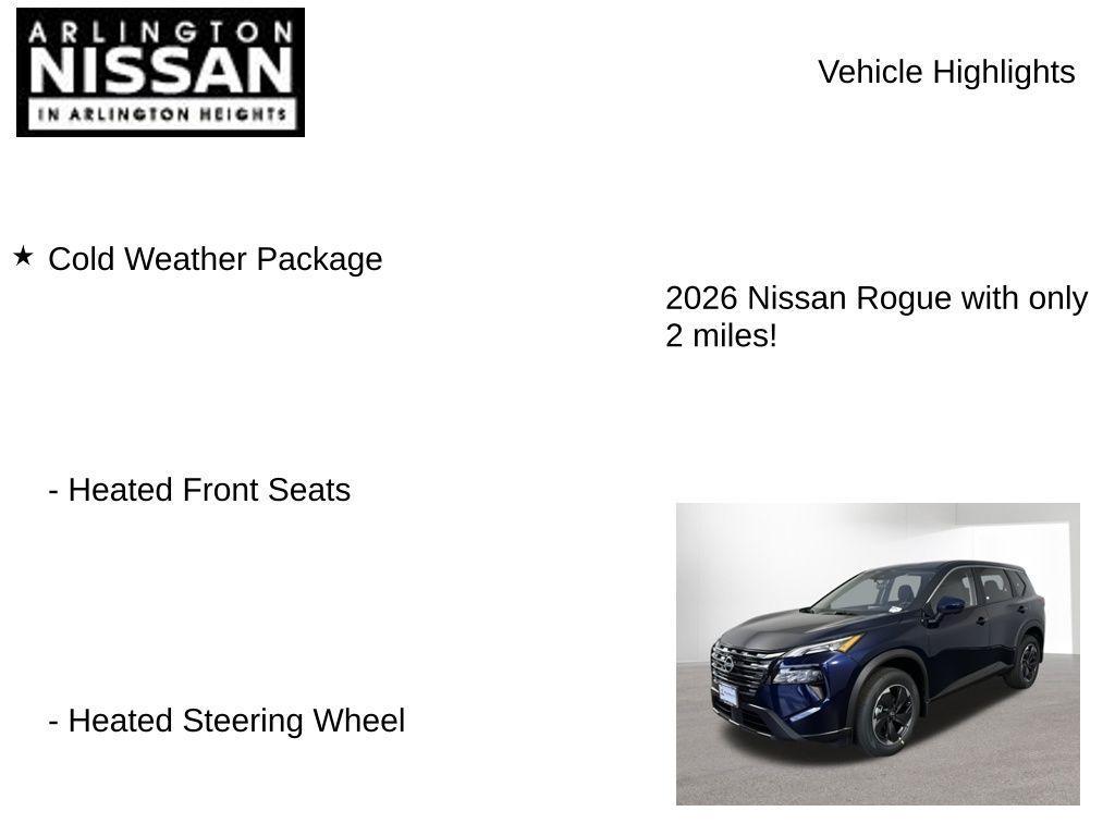 new 2026 Nissan Rogue car, priced at $30,759