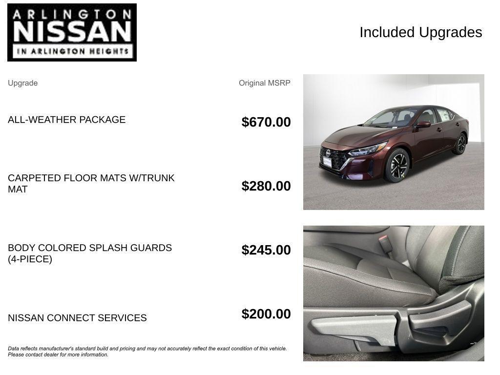 new 2025 Nissan Sentra car, priced at $20,754