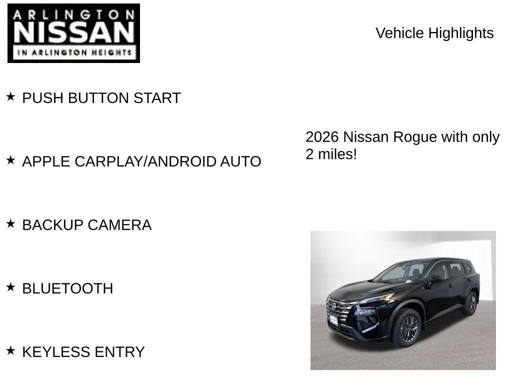 new 2026 Nissan Rogue car, priced at $28,291