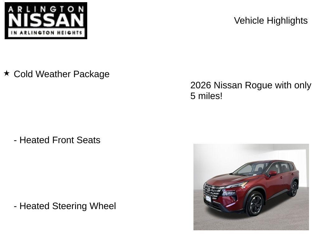 new 2026 Nissan Rogue car, priced at $30,159