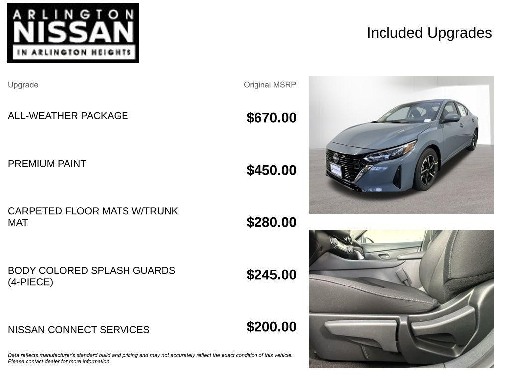 new 2025 Nissan Sentra car, priced at $21,154