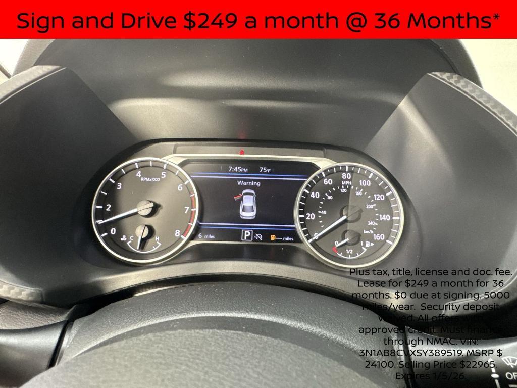 new 2025 Nissan Sentra car, priced at $20,654