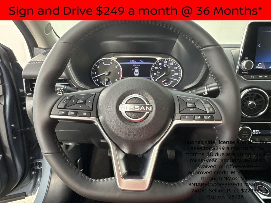 new 2025 Nissan Sentra car, priced at $20,654