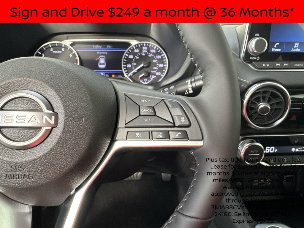new 2025 Nissan Sentra car, priced at $20,654