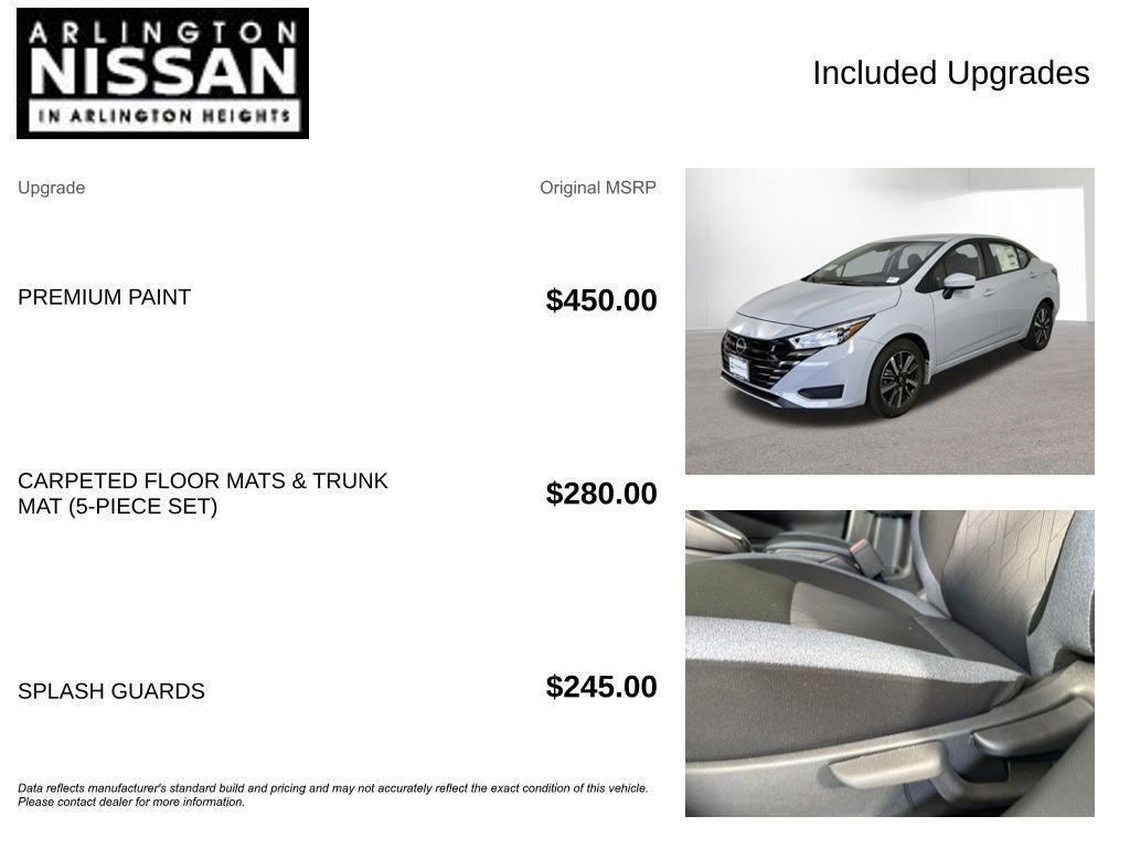 new 2025 Nissan Versa car, priced at $18,400
