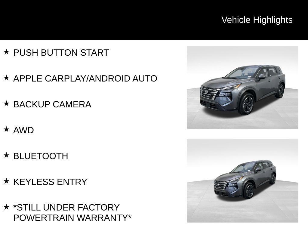 used 2024 Nissan Rogue car, priced at $26,226
