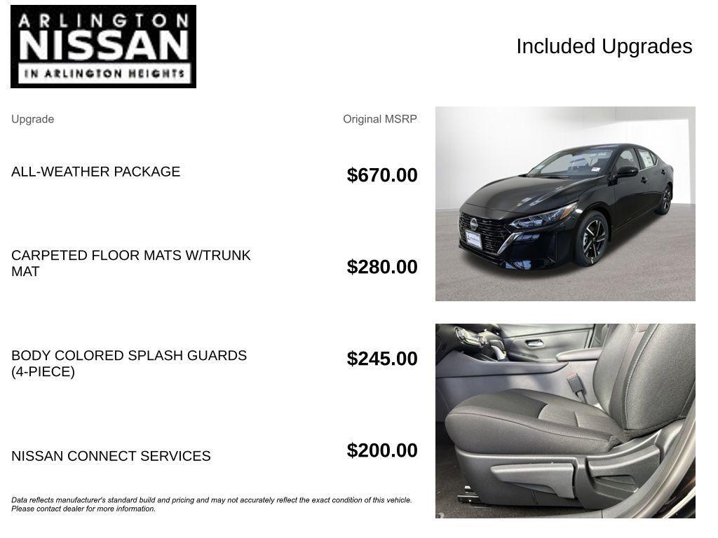 new 2025 Nissan Sentra car, priced at $20,754