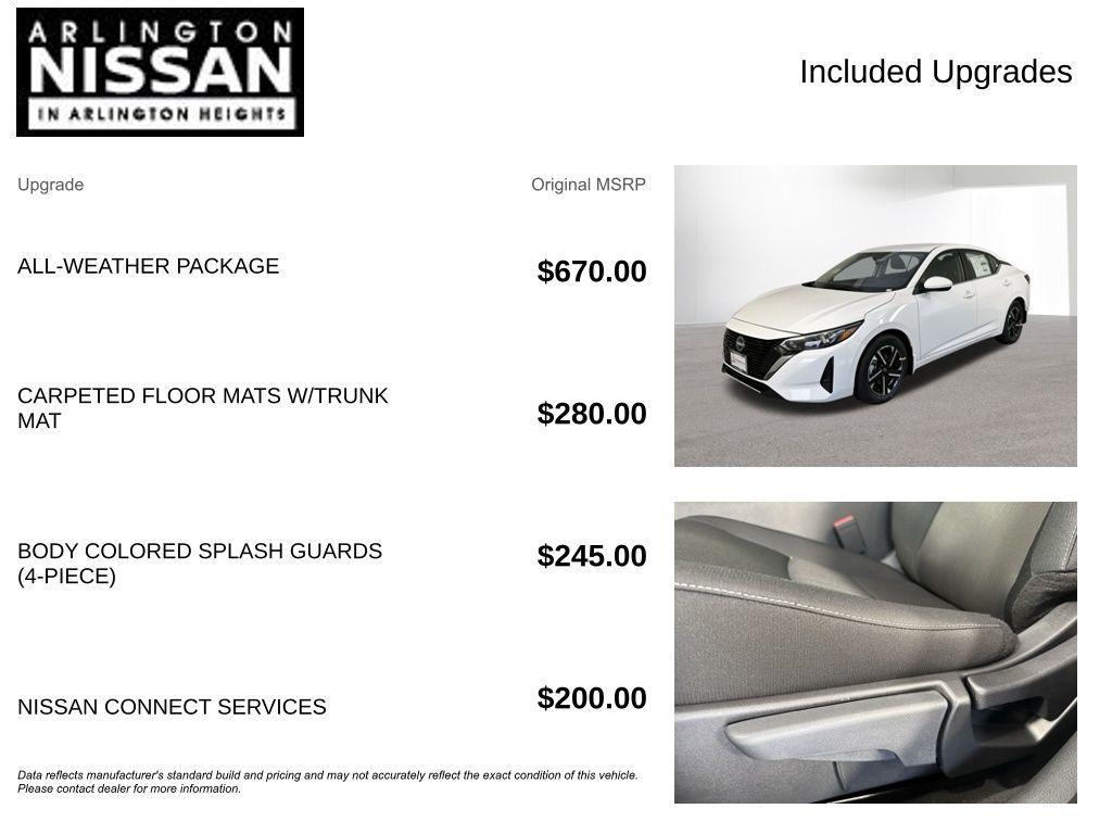 new 2025 Nissan Sentra car, priced at $23,332
