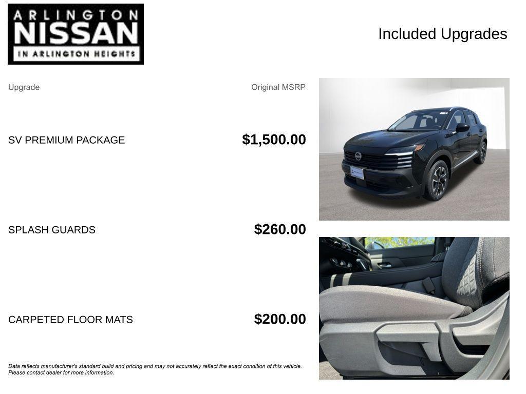 new 2025 Nissan Kicks car, priced at $22,671