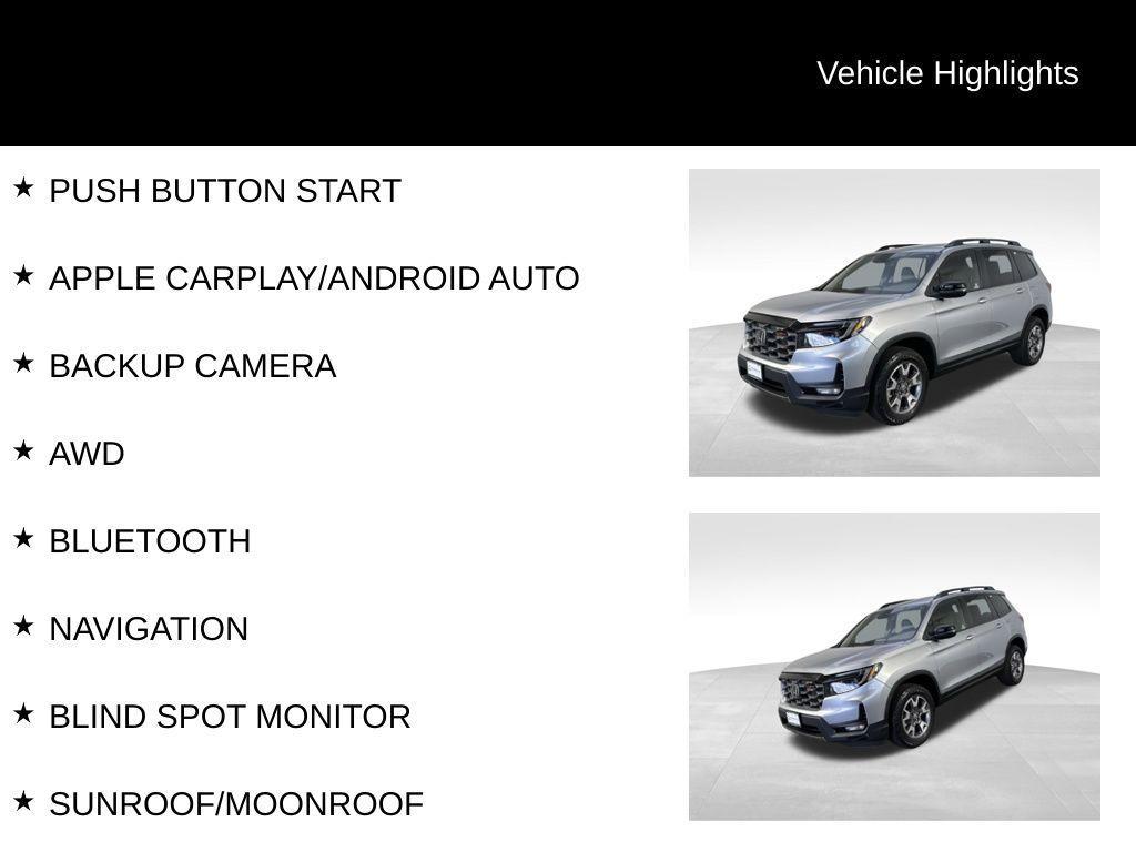 used 2022 Honda Passport car, priced at $32,926