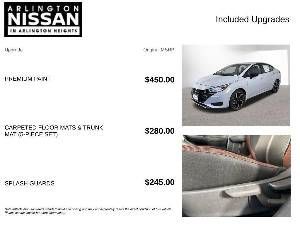 new 2025 Nissan Versa car, priced at $19,080