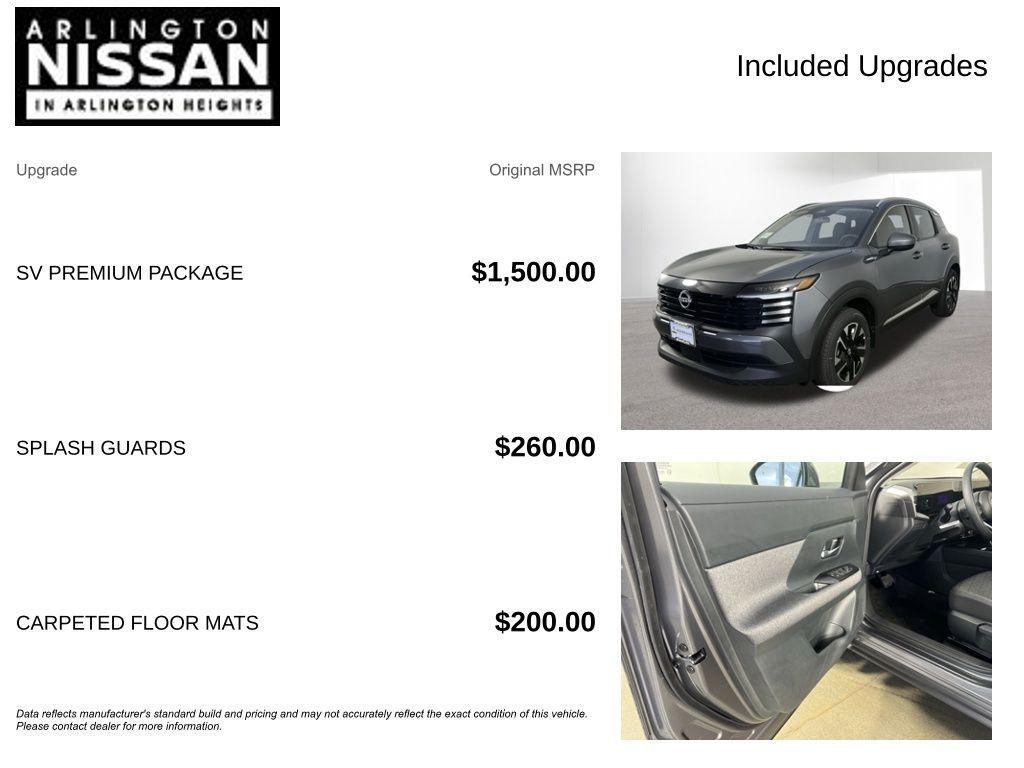 new 2025 Nissan Kicks car, priced at $22,671