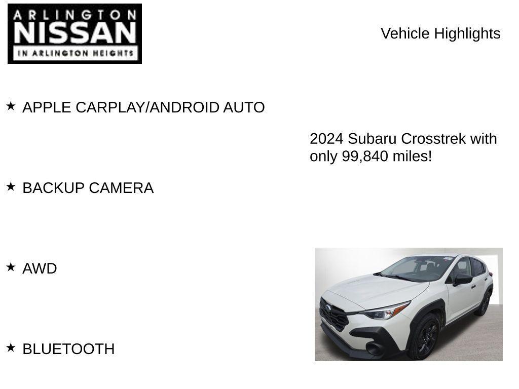 used 2024 Subaru Crosstrek car, priced at $20,750