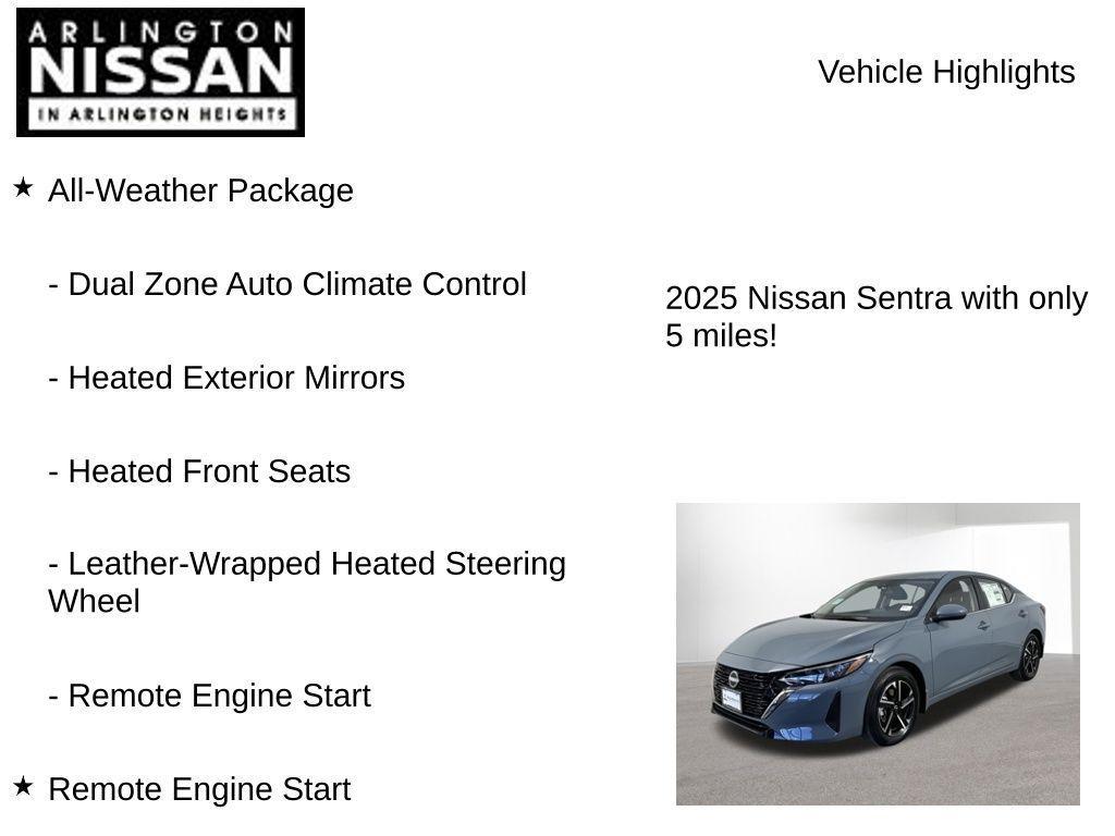 new 2025 Nissan Sentra car, priced at $21,081