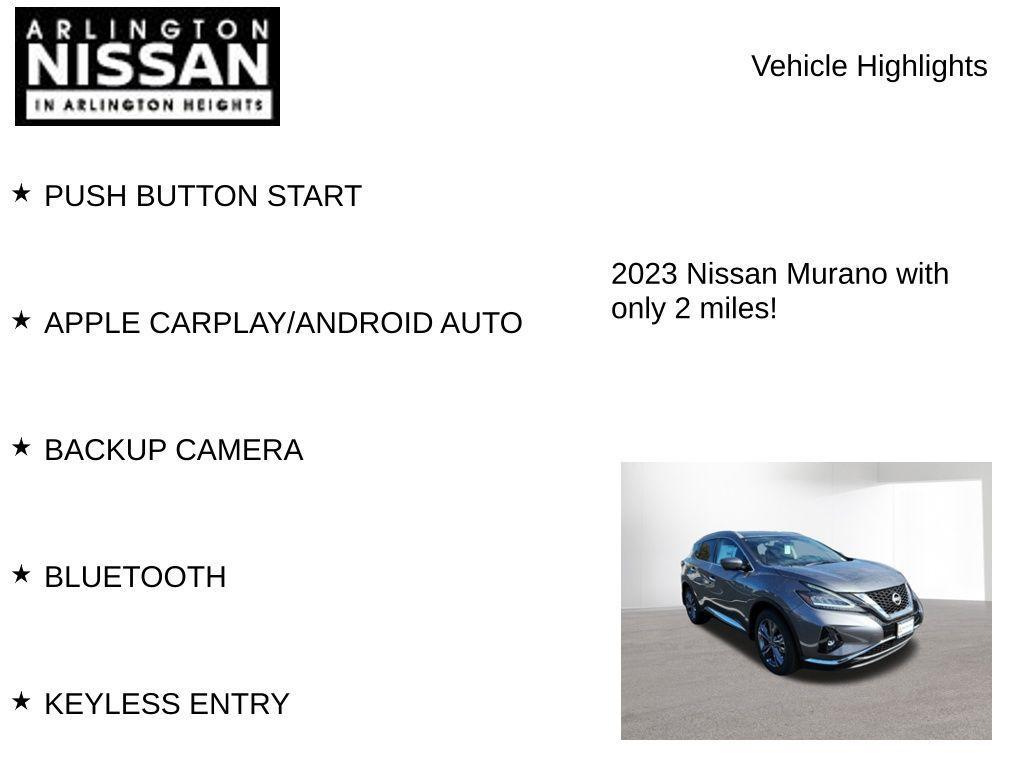 new 2023 Nissan Murano car, priced at $39,045