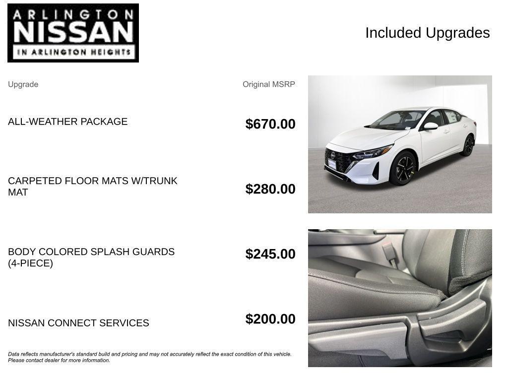 new 2025 Nissan Sentra car, priced at $20,832