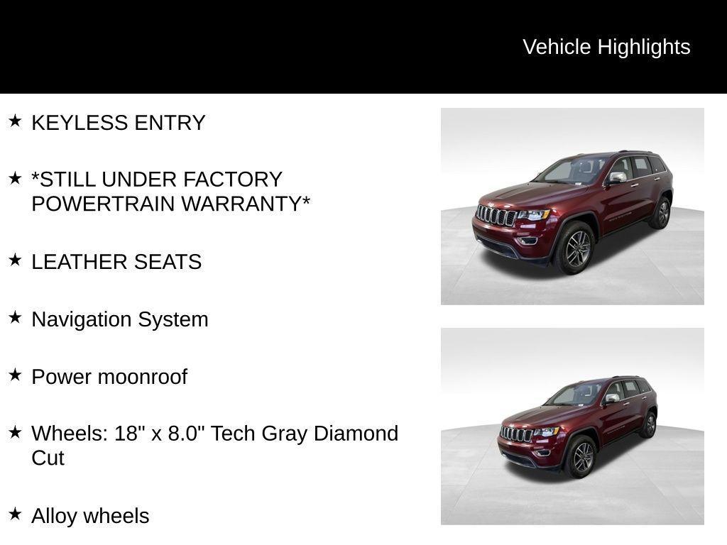 used 2022 Jeep Grand Cherokee WK car, priced at $27,526