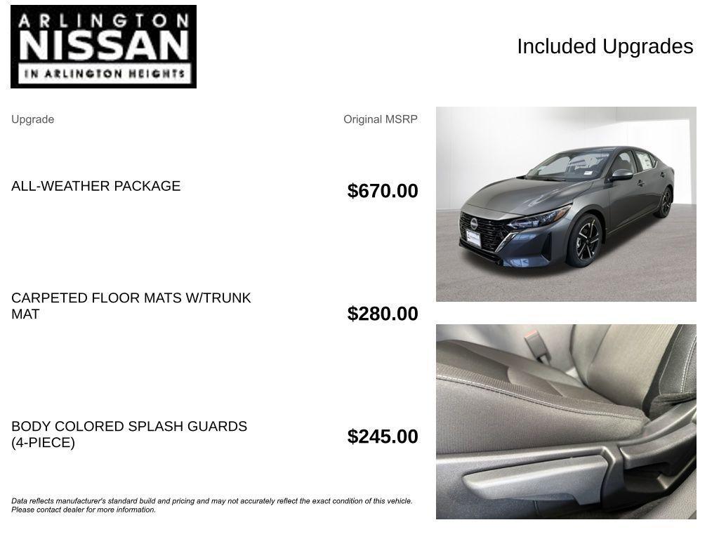 new 2025 Nissan Sentra car, priced at $20,631