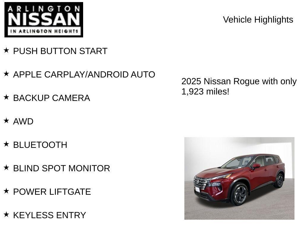 used 2025 Nissan Rogue car, priced at $29,995