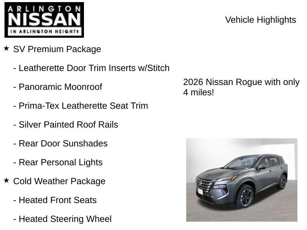 new 2026 Nissan Rogue car, priced at $31,183