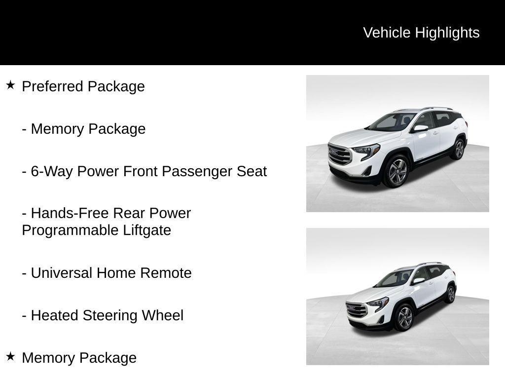 used 2020 GMC Terrain car, priced at $20,326