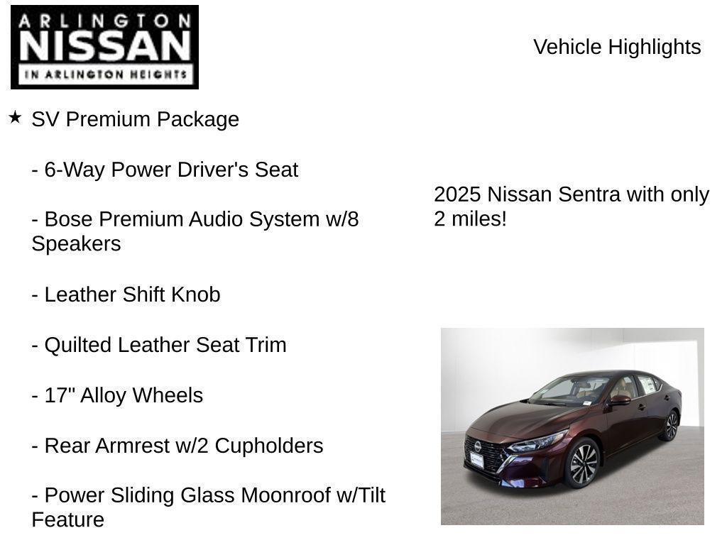new 2025 Nissan Sentra car, priced at $23,141