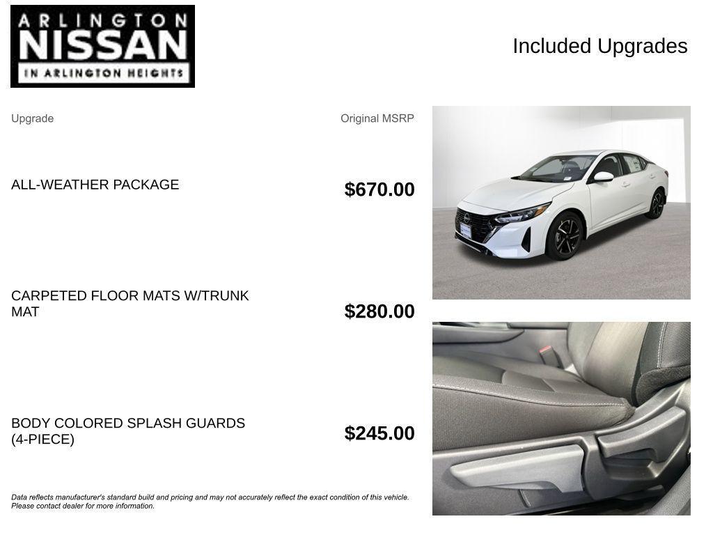 new 2025 Nissan Sentra car, priced at $20,562