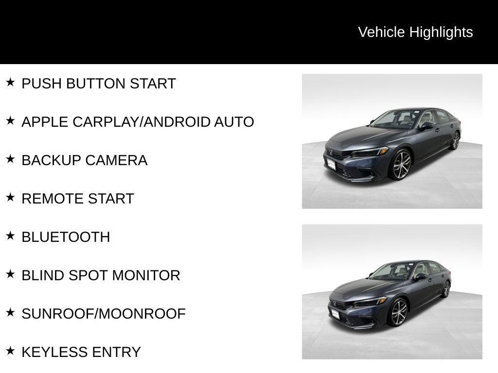 used 2022 Honda Civic car, priced at $25,926