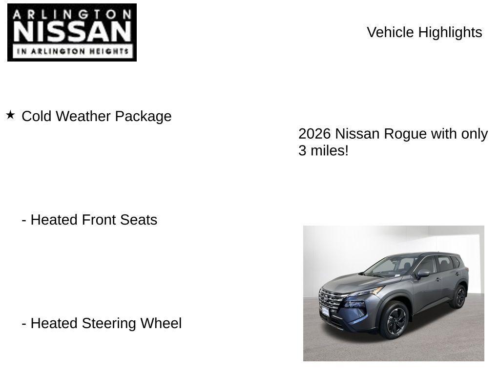 new 2026 Nissan Rogue car, priced at $28,559
