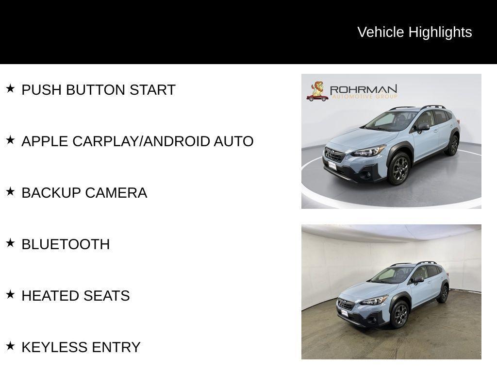 used 2021 Subaru Crosstrek car, priced at $19,926