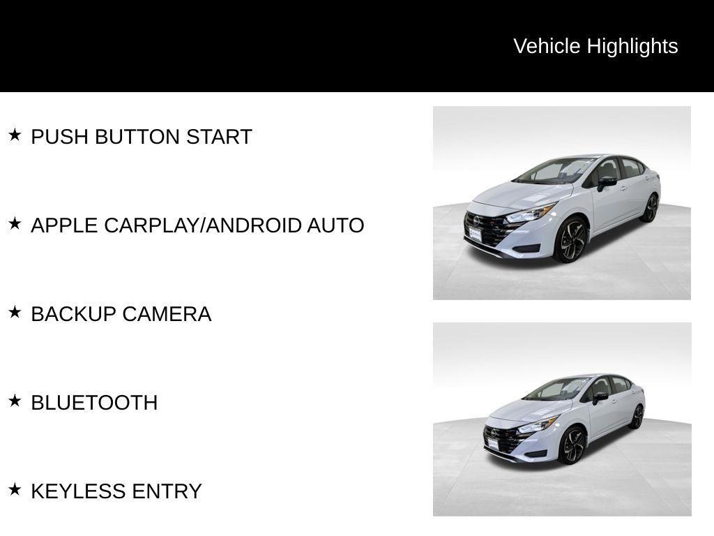 used 2023 Nissan Versa car, priced at $19,326