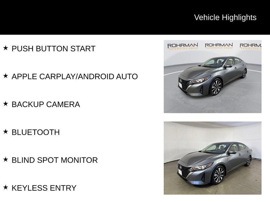 used 2024 Nissan Sentra car, priced at $20,526