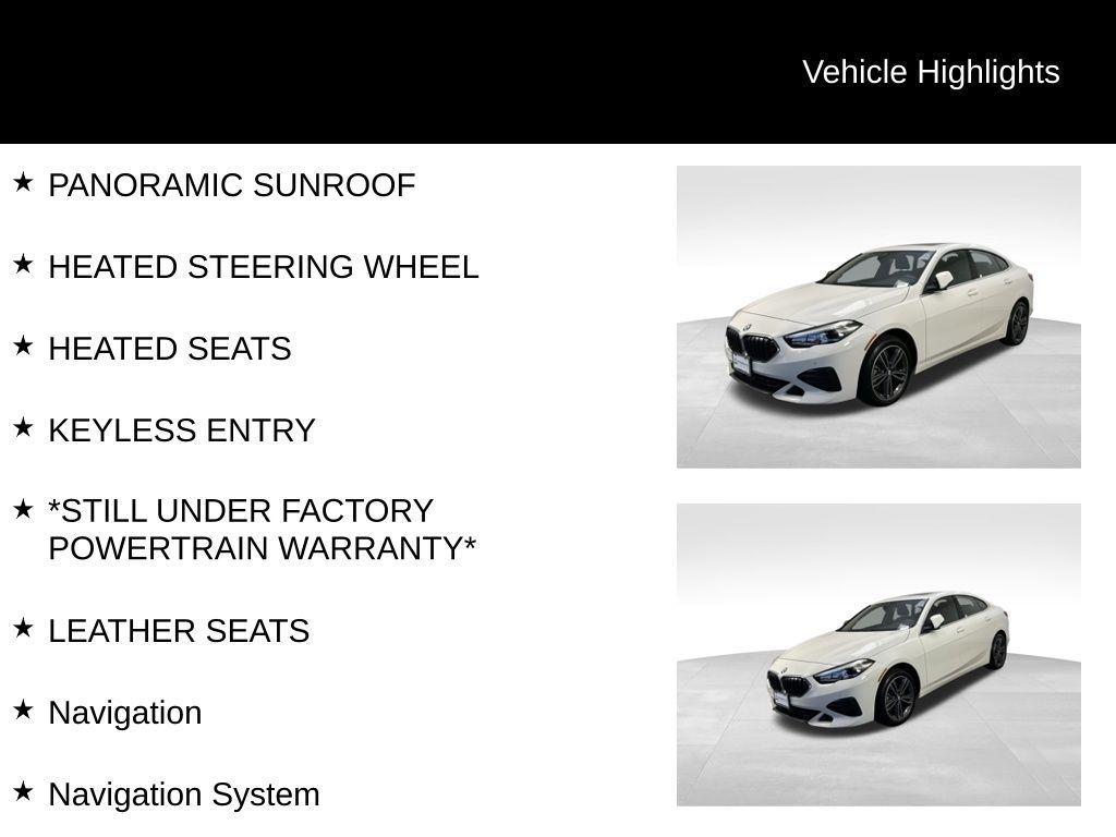 used 2022 BMW 228 Gran Coupe car, priced at $28,426