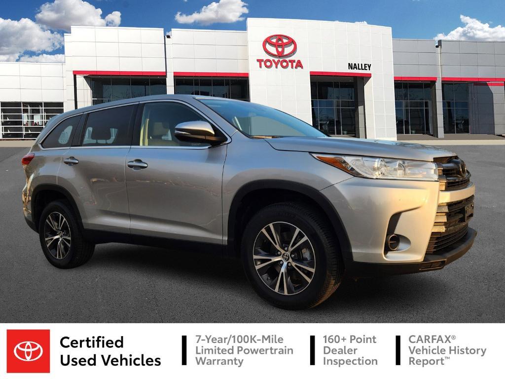 used 2019 Toyota Highlander car, priced at $23,806