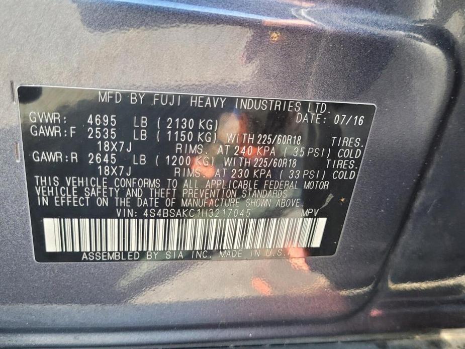 used 2017 Subaru Outback car, priced at $16,328