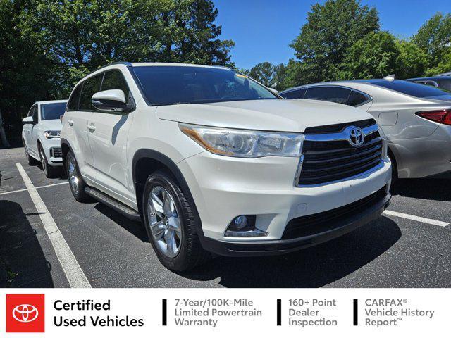 used 2016 Toyota Highlander car, priced at $21,846