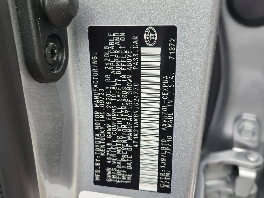 used 2024 Toyota Camry Hybrid car, priced at $34,968