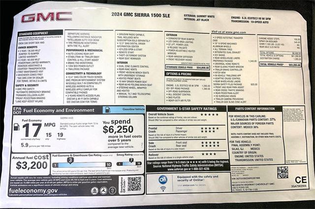 new 2024 GMC Sierra 1500 car, priced at $55,058