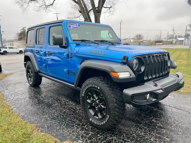 used 2021 Jeep Wrangler Unlimited car, priced at $28,250