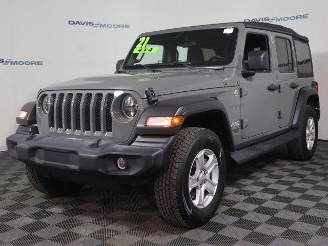 used 2021 Jeep Wrangler Unlimited car, priced at $29,467