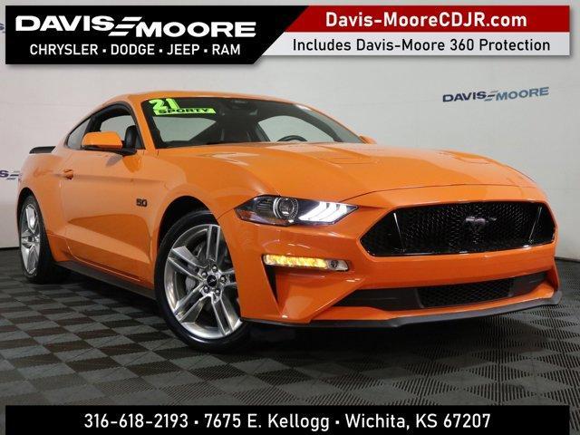 used 2021 Ford Mustang car, priced at $38,655