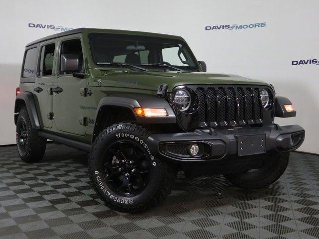 used 2021 Jeep Wrangler Unlimited car, priced at $35,947