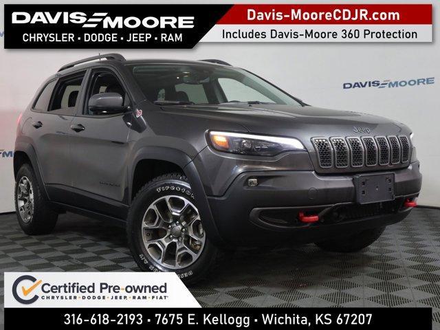 used 2021 Jeep Cherokee car, priced at $28,527