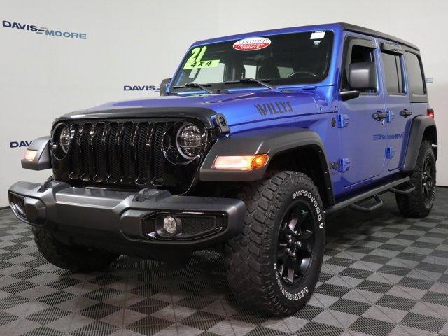 used 2021 Jeep Wrangler Unlimited car, priced at $31,995