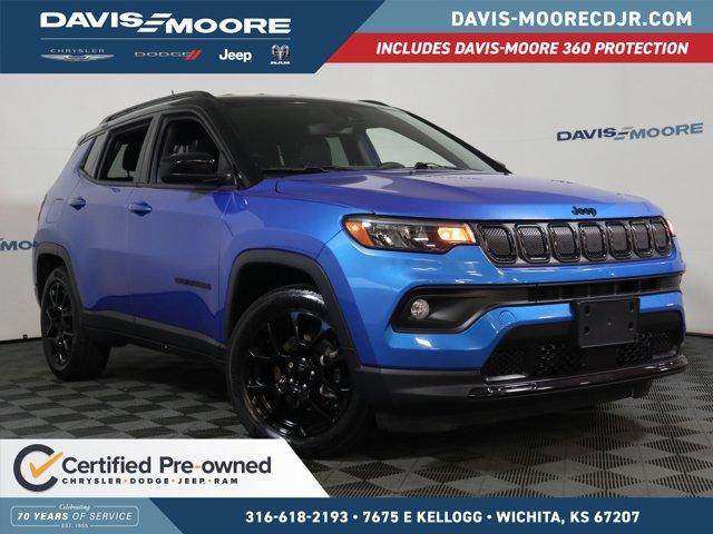used 2022 Jeep Compass car, priced at $24,995