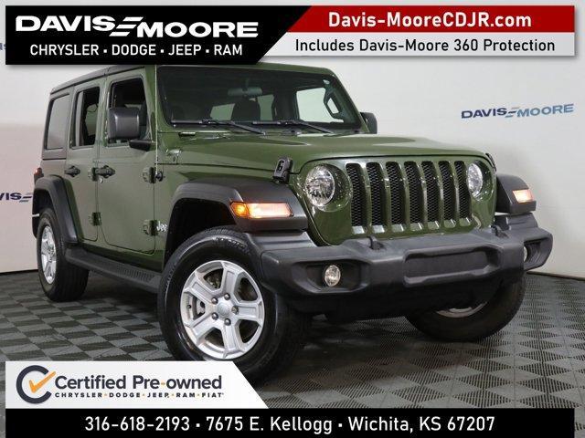 used 2021 Jeep Wrangler Unlimited car, priced at $31,995